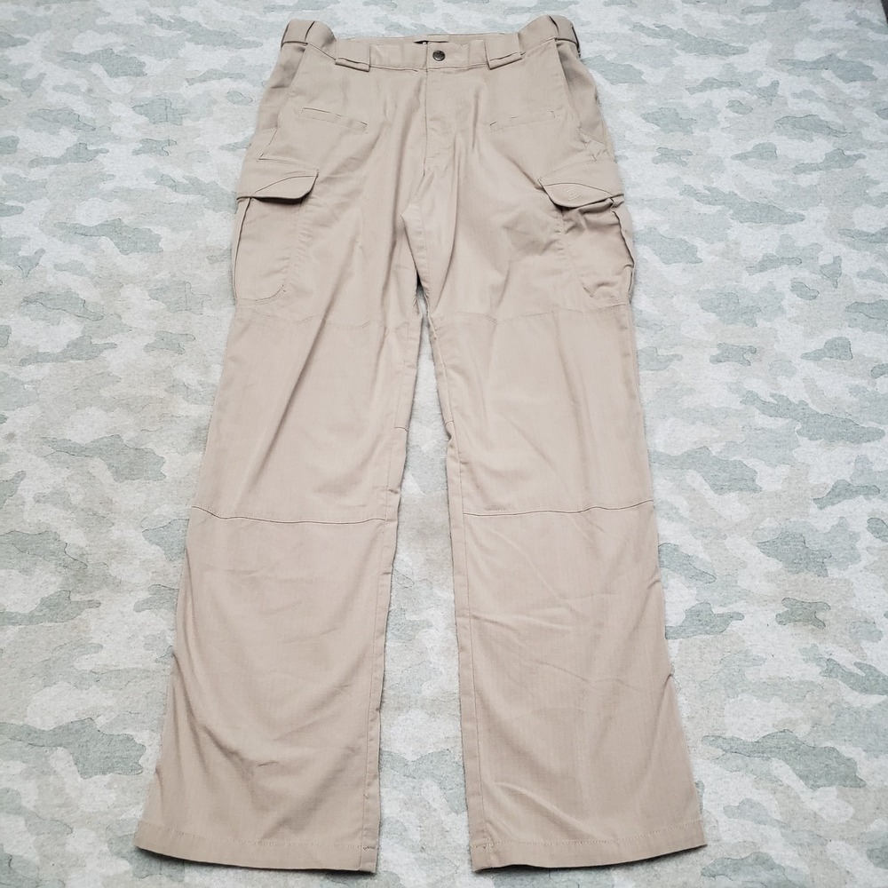 5.11 Tactical‎ Pants Mens 32x32 Beige Cargo Pockets Utility Stryke Workwear